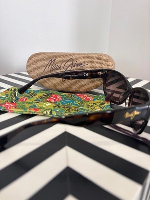Maui Jim Polarized Tortoise Sunglasses | Women s Cat Eye Style | w/ Case & Pouch