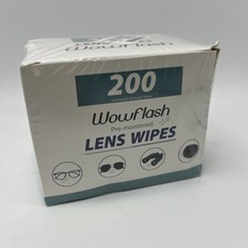200 Count Lens Cleaning Wipes Eyeglass Camera Screen Streak Free