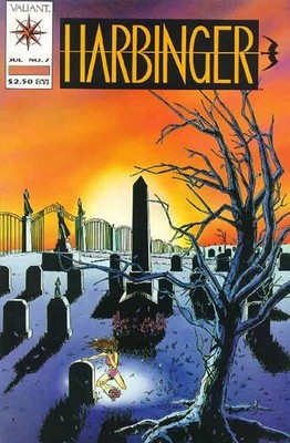Harbinger #7 FN; Valiant | Jim Shooter - w/Bag+Board