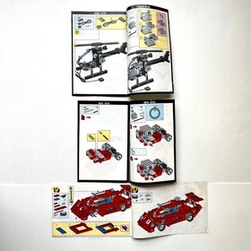 LEGO Lot 4 Vintage 1990s Technic Model Instructions Manuals & Box 8825 8815 8808