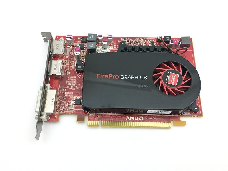 AMD FirePro 3D Graphics V4800 1GB GDDR5 2X Display Port 1X DVI Port Video Card
