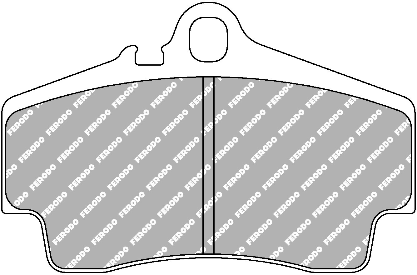 Rear Ferodo DS3.12 Brake Pads for Porsche Cayman 987 2.7, 2.9, 3.4 S R FCP1308G