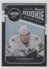 2011-12 O-Pee-Chee Marquee Rookie Rainbow Foil Black Border Colton Sceviour d9r