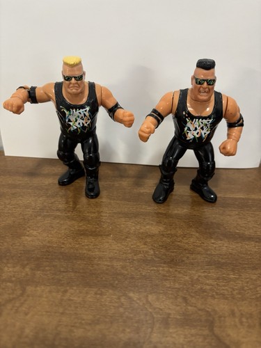 Hasbro WWF The Nasty Boys (set of 2) figures loose...