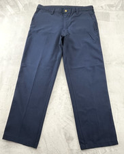 Workrite FR Pants Men 36 Navy Classic Flame Resistant Nomex ATPV 6.6 Workwear