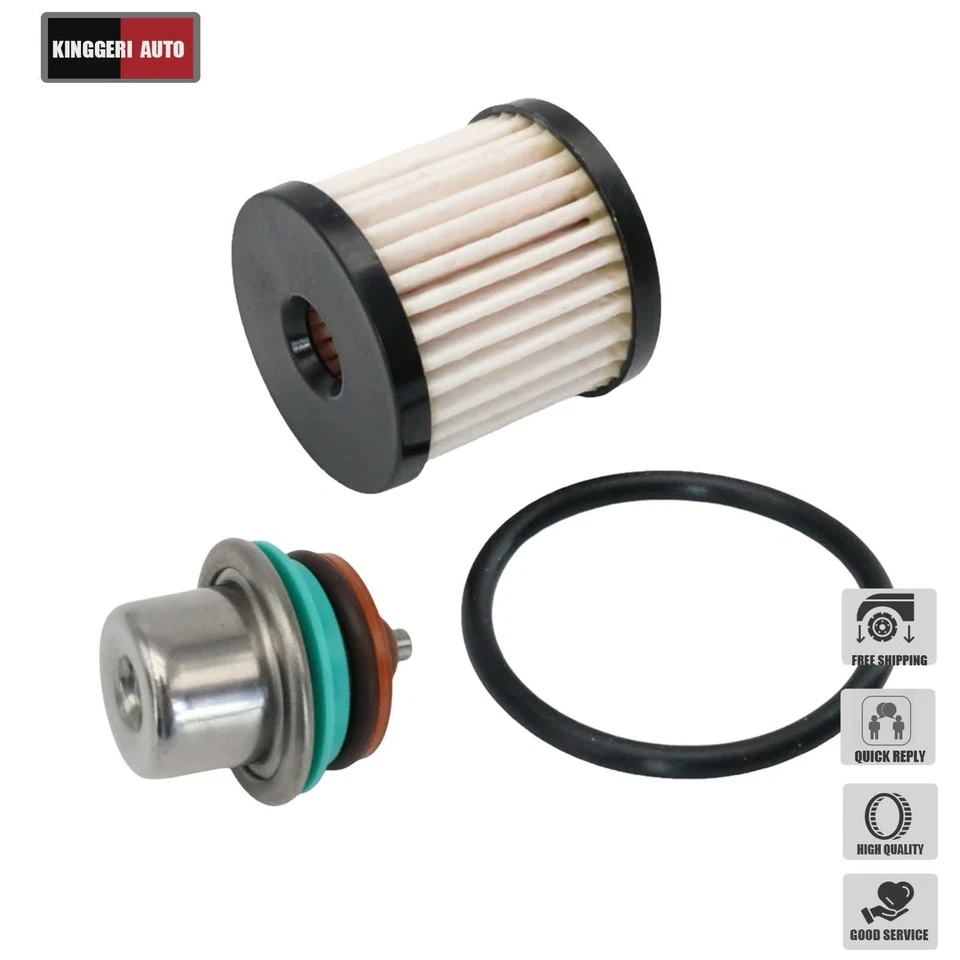 Regulador de presión de combustible + kit de filtro para Harley Davidson Heritage Road Glide/King Foto 3 de 4