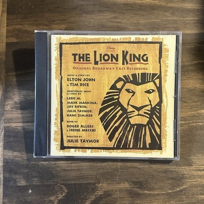 Disney Presents The Lion King Original Broadway Cast Recording New/Sealed