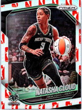 Natasha Cloud 2025 Panini Prizm WNBA Logo Prizm #56 New York Liberty