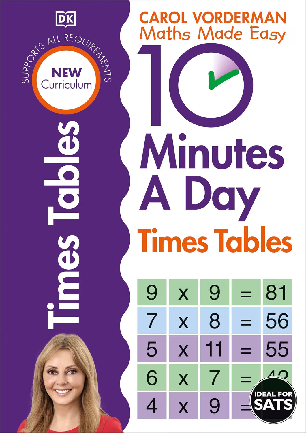 10 Minutes A Day Times Tables, Ages 9-11 (Key Stage 2) by Carol Vorderman - Image 7