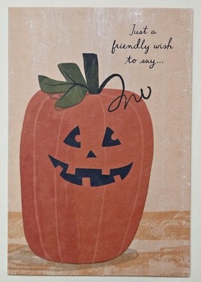Happy Halloween / Greeting Card (incl. Envelope 7×5'')
