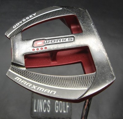 Odyssey O Works Red Marxman Putter 84 cm Länge Stahlschaft Nex Grip*