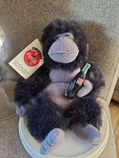 Coca-Cola Plush Gorilla 1996 Display Dome Preserve Play By Play Stuffed Animal