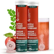Carbamide Forte ACV Apple Cider Vinegar Effervescent 30 Tabs for Weight Loss