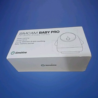 Simshine SimCam Baby Pro AI Baby Monitor - 2K FHD, Sleep Tracking, Crying Alert
