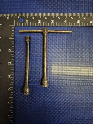 Antique Williams 861J 1/4'' Square Drive Nut Diver Spinner 2pc Lot