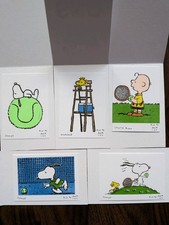 Snoopy in Style x Ana Inciardi Prints Full Set of 5 Machine 2 Tennis US Open