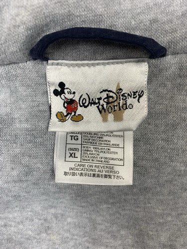 Vintage Walt Disney Magic Kingdom Windbreaker Adult XL Lined Parks 90s Mickey - Picture 9 of 13