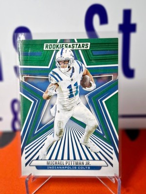 Nfl Panini Trading Cards Michael Pittman 2024 GREEN Rookies&Stars #41, Colts