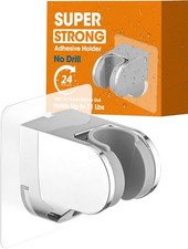 Handheld Shower Head Holder Super Strong Adhesive No Drill Adjustable Wall Mount