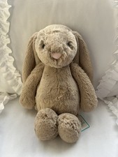 Authentic NWT Jellycat Bashful Bunny Beige Medium 12" Soft Plush Bunny