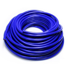 HPS Silicone Heater Hose Blue 0.32" (8mm) ID 0.55" (14mm) OD 25 Feet 1-ply