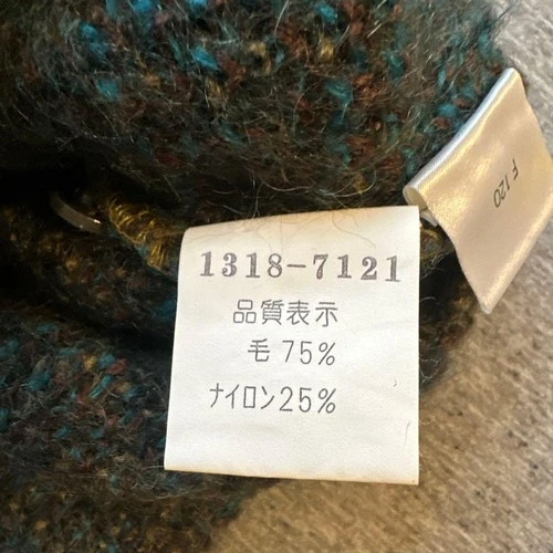 Vestopia Multicolor Knit Sweater Mohair Blend XL Design Marble image 9
