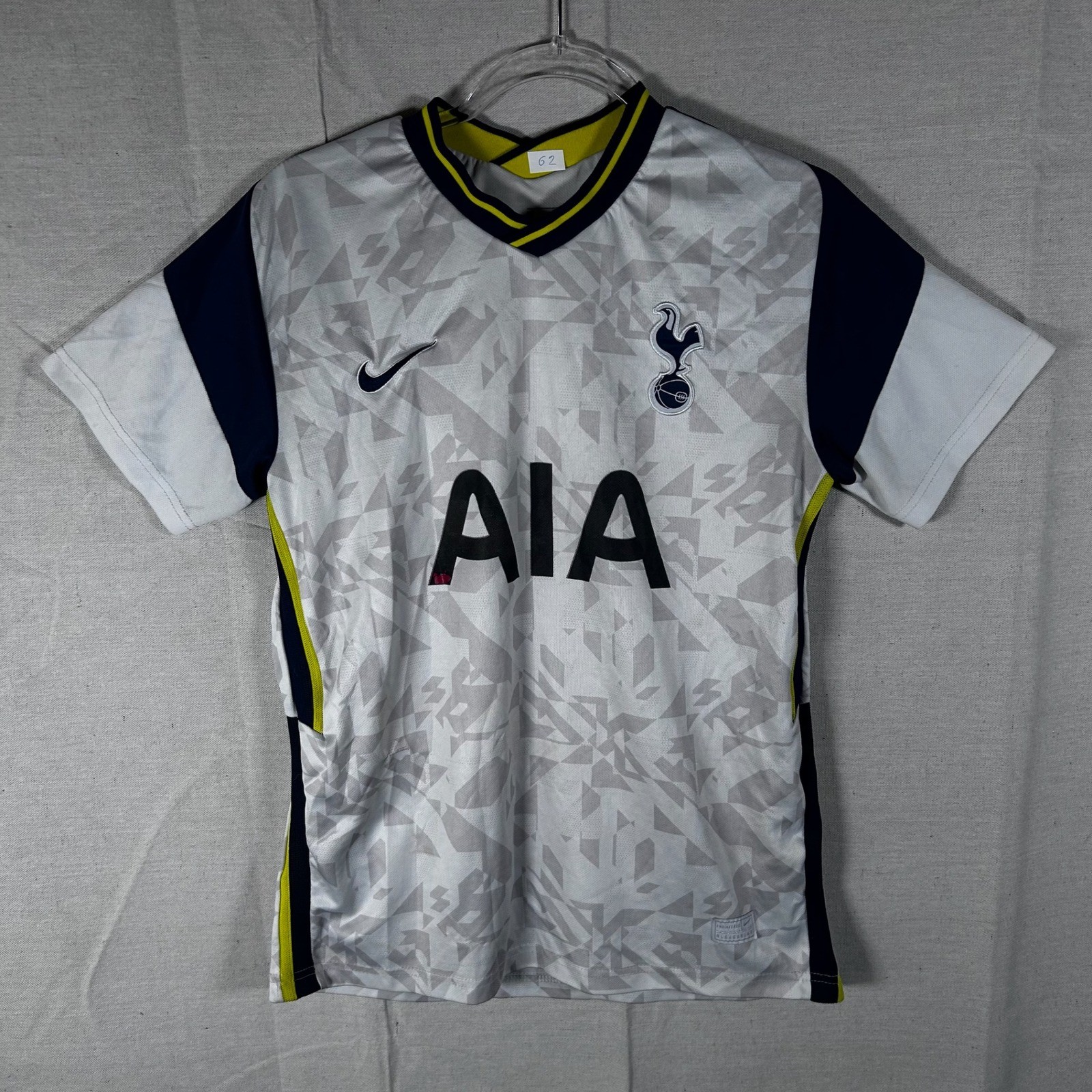 Tottenham Hotspur Nike Aeroswift Jersey Medium White Grey Khu Elia 79 Soccer