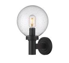 Z-Lite 599M-BK Laurent 1 Light 12.5 inch Black Outdoor Wall Light *NEW OPEN BOX*