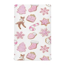 Pink Christmas Cookies Fitted Crib Sheet for Boys Girls Baby Crib Sheet Crib ...