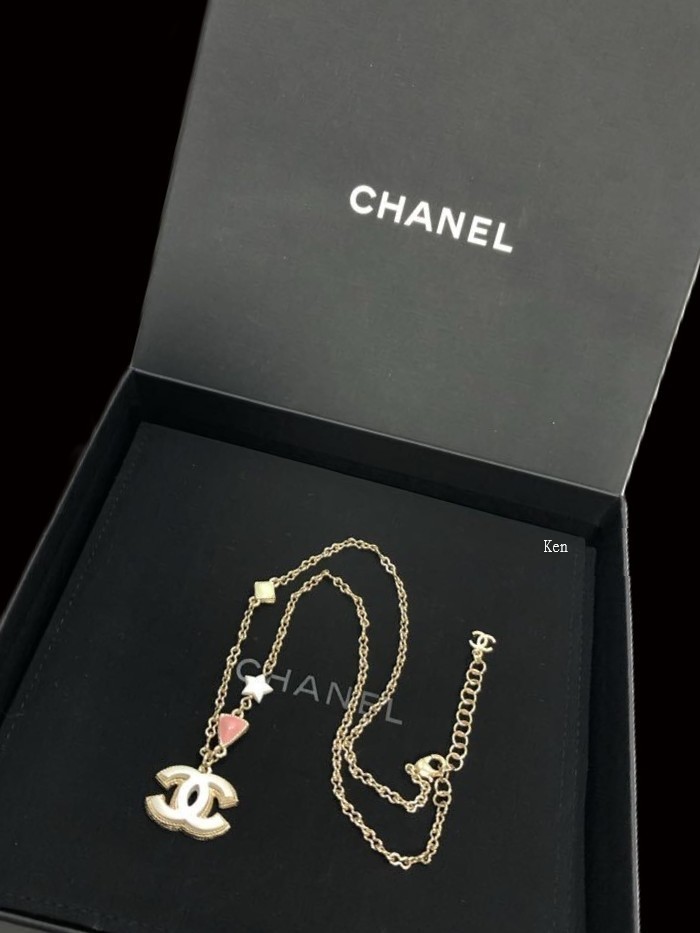 Coco&C☺ CHANEL Necklace Coco CC Logo Pendant choker Chain AUTH Gold Logo