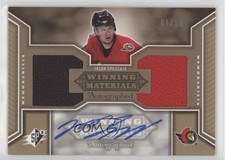2005-06 SPx Winning Materials Auto 1/50 Jason Spezza #AWM-JS Auto g3b