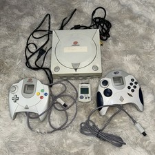 Sega Dreamcast Console (HKT-3020) Bundle w/2 Controller & Cables, Memory Card