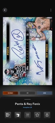 [Digital] Topps Slam Penta, Rey Fenix Inception Dual Signature Iconic