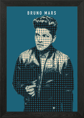 Bruno Mars gerahmtes Wandbild Poster Leinwanddruck Bild