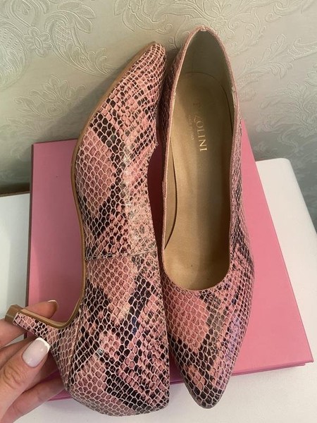 Women Carlo Pazolini Heels Pink Leather 38 #10C7