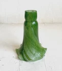 Vintage Tulip Lily Lamp Shade Green Swirl Victorian Art Nouveau Tiffany Style A
