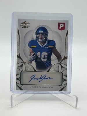 2024 Leaf Trinity Rookie Autographs Jadon Janke #BA-JJ1