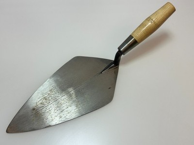 W. Rose Tools USA (NOS, New Old Stock) 11-1/2'' Brick Trowel, Wood Handle