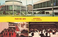 Postcard Montreal P.Q. Canada: Place Des Arts | Vintage