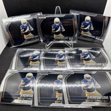 2025 Panini Prizm Black Jeremiyah Love 9-card Base Lot!! NIL Notre Dame Draft!