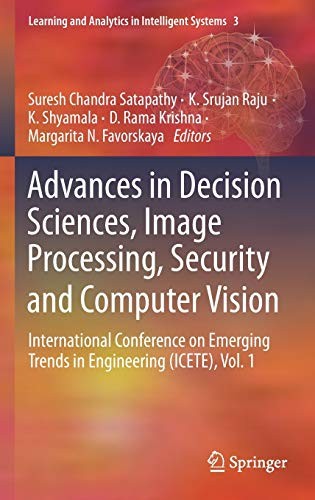 Springer Advances In Decision Sciences, Image Processing, Security And Computer Vision - Image 2