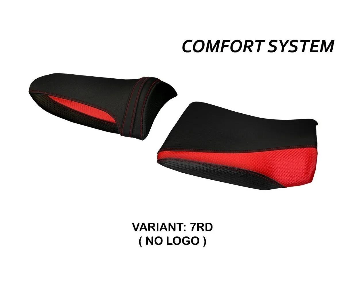 Seat saddle cover Pozzuoli 1 Comfort System Red TPZ KAWASAKI Z 750 2003 2006 es