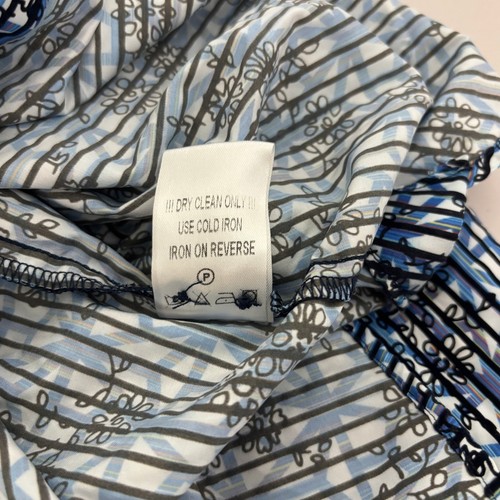 Camicia elegante Luchiano Visconti fantasia nera manica lunga bottoni designer grande - Foto 9 di 9