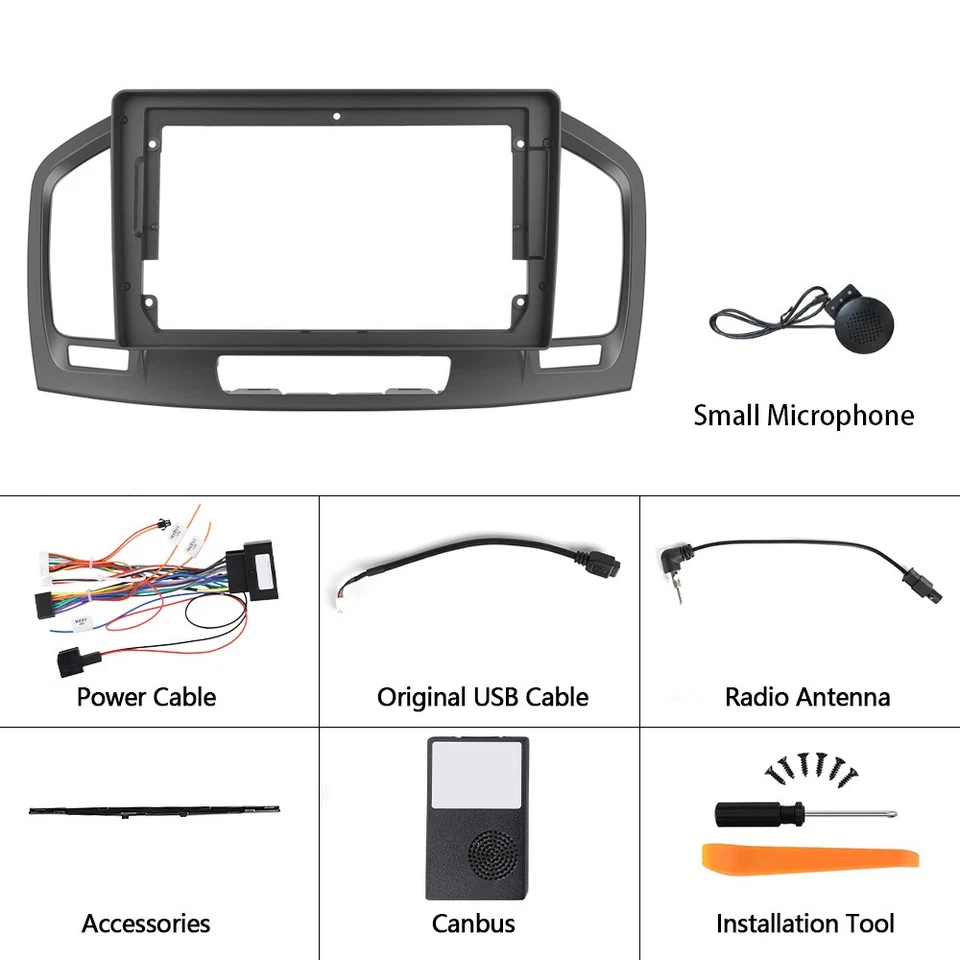 6+128GB AutoRadio Für Opel Insignia A 2008-2013 GPS Navi CarPlay Android 15 DAB+ - Bild 2 von 4