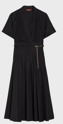 Max Mara Alatri dress. Size 4. MSRP $795. NWT Call Out - Rip Under Arms. No belt