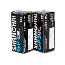 Lots of 2 - Shanghai GP3 100 B W Negative 120 Roll Film - Unused Old Stock 