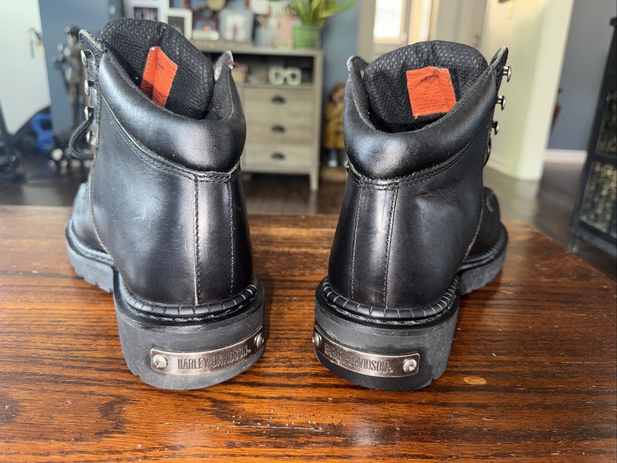 n*o様 Harley-Davidson ブラックブーツ　25.5 Harley Davidson 91715 Black Leather Motorcycle Mens Boots 10.5 | eBay