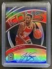 2020-21 Panini Spectra Kenny Smith Icons Auto Autograph #/99 Rockets