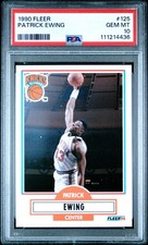 1990 FLEER #125 PATRICK EWING PSA 10