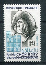FRANCE 1972 timbre 1706, Paul de CHOMEDEY, neuf**